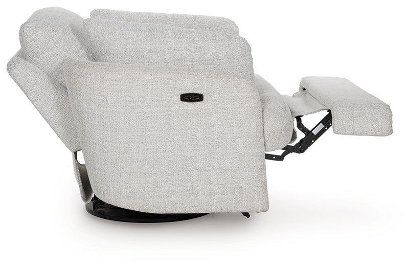 Alainmont Next-Gen Nuvella Swivel Power Recliner - Furniture Center (NY)