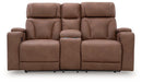 Clean-Slate Power Reclining Loveseat with Console