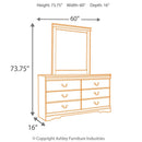 Huey Vineyard Dresser and Mirror - Furniture Center (NY)