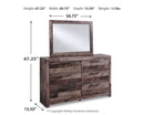 Derekson Dresser and Mirror - Furniture Center (NY)