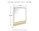 Altyra Bedroom Mirror - Furniture Center (NY)