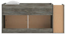 Frandern Loft Bed with Bookcase Storage - Furniture Center (NY)