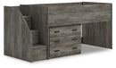 Frandern Loft Bed with Drawer Storage - Furniture Center (NY)