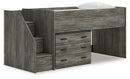 Frandern Loft Bed with Drawer Storage - Furniture Center (NY)