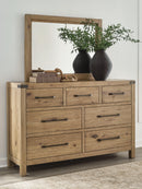 Ridgester Dresser and Mirror - Furniture Center (NY)