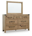 Ridgester Dresser and Mirror - Furniture Center (NY)