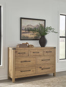 Ridgester Dresser and Mirror - Furniture Center (NY)