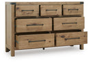 Ridgester Dresser and Mirror - Furniture Center (NY)