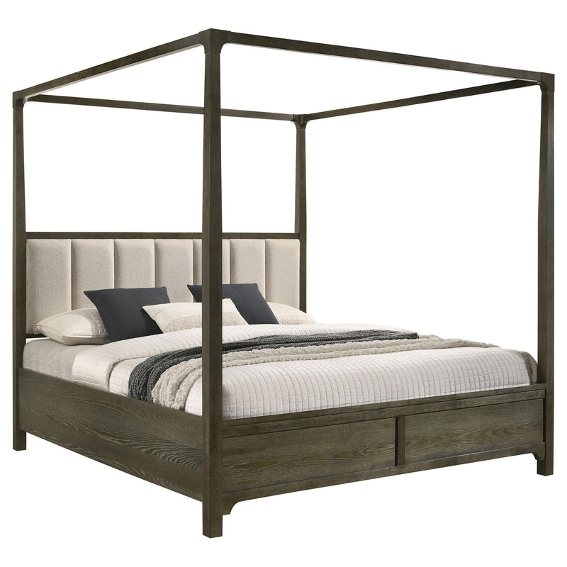 Gran Park Canopy Bed Dark Cocoa - Furniture Center (NY)