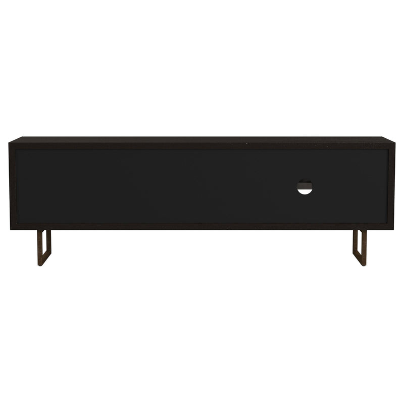 Marsden 2-door Wood 70" TV Stand Charcoal Black - Furniture Center (NY)