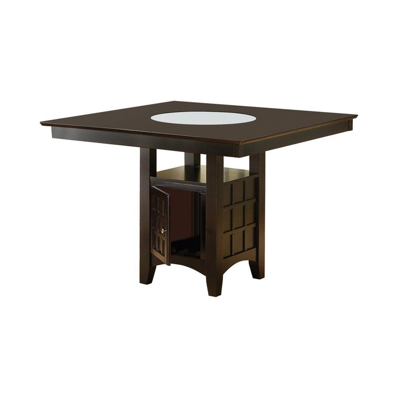 Gabriel Square Counter Height Dining Table Cappuccino - Furniture Center (NY)
