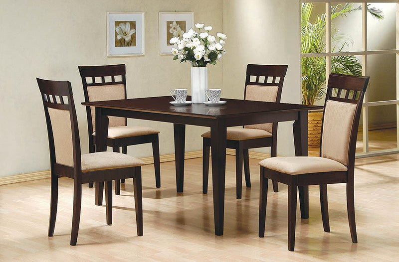 Gabriel Rectangular Dining Table Cappuccino - Furniture Center (NY)