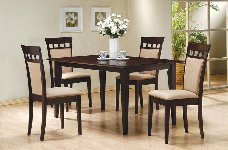 Gabriel Rectangular Dining Table Cappuccino - Furniture Center (NY)