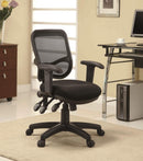 Rollo Adjustable Height Office Chair Black - Furniture Center (NY)
