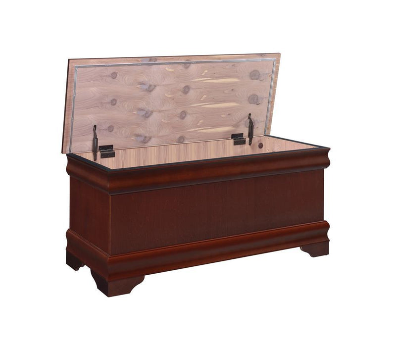 Pablo Rectangular Cedar Chest Warm Brown - Furniture Center (NY)