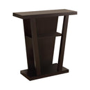 Evanna 2-shelf Console Table Cappuccino - Furniture Center (NY)