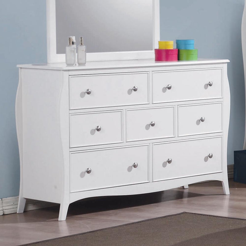Dominique 7-drawer Dresser Cream White - Furniture Center (NY)