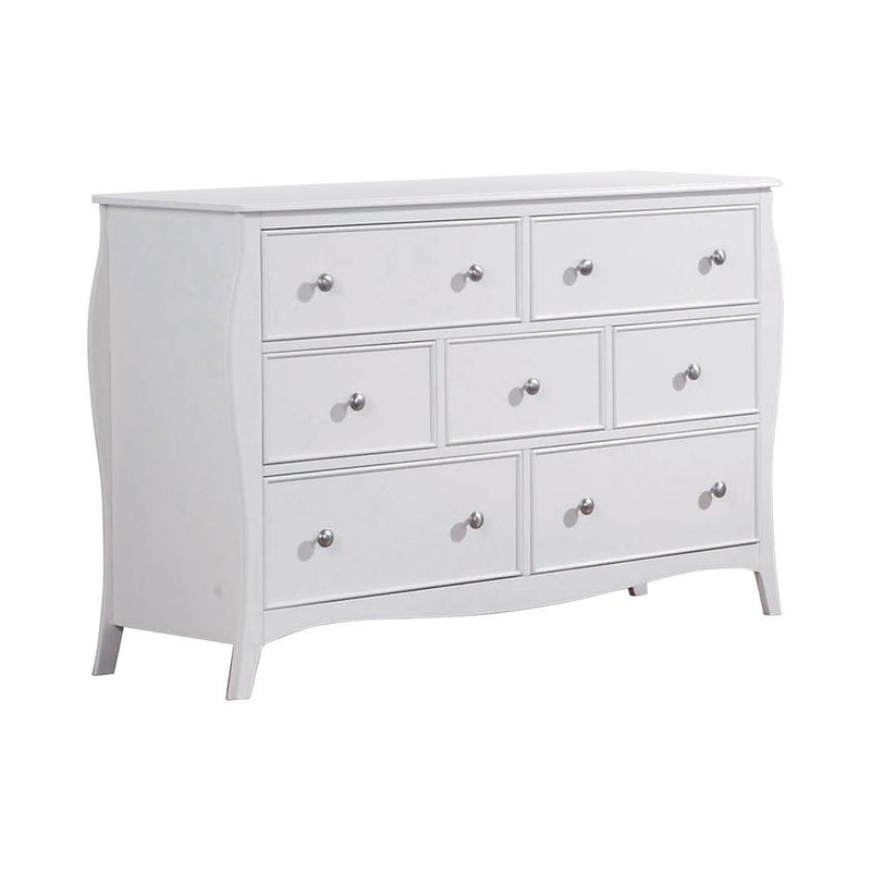 Dominique 7-drawer Dresser Cream White - Furniture Center (NY)