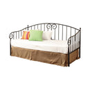 Grover Twin Metal Daybed Black - Furniture Center (NY)