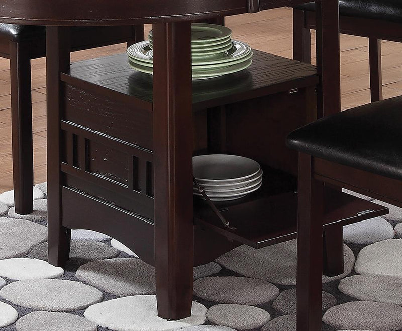 Lavon Dining Table with Storage Espresso - Furniture Center (NY)