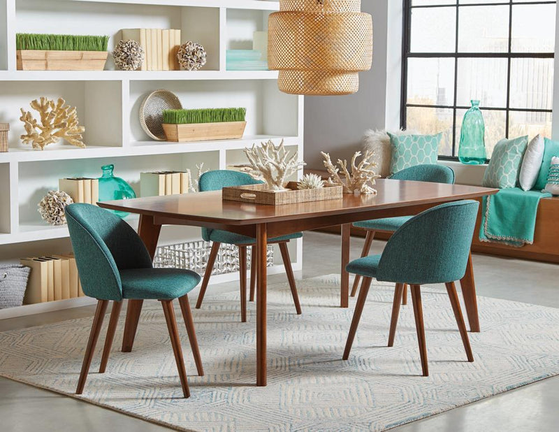 Malone Rectangular Dining Table Dark Walnut - Furniture Center (NY)