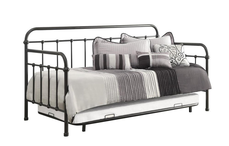 Livingston Daybed with Trundle Dark Bronze - Furniture Center (NY)