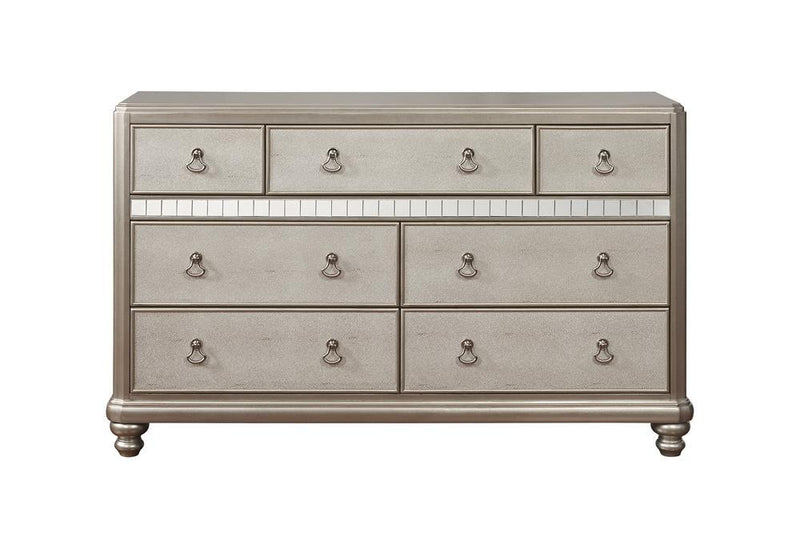 Bling Game 7-drawer Dresser Metallic Platinum - Furniture Center (NY)