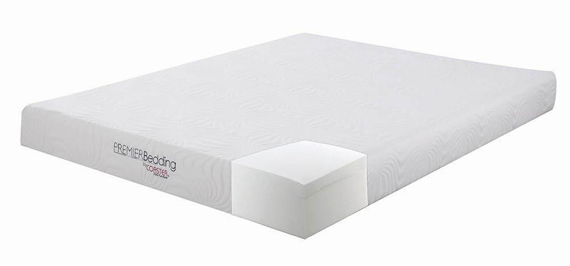 Keegan Full Memory Foam Mattress White - Furniture Center (NY)