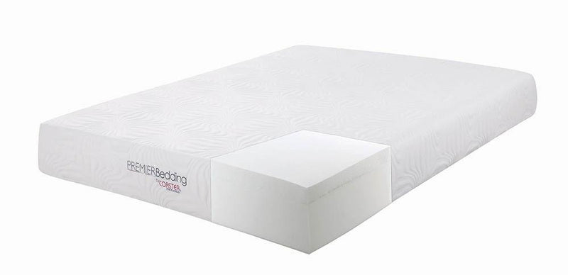 Key California King Memory Foam Mattress White - Furniture Center (NY)
