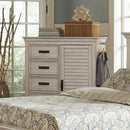 Franco 5-drawer Chest Antique White - Furniture Center (NY)