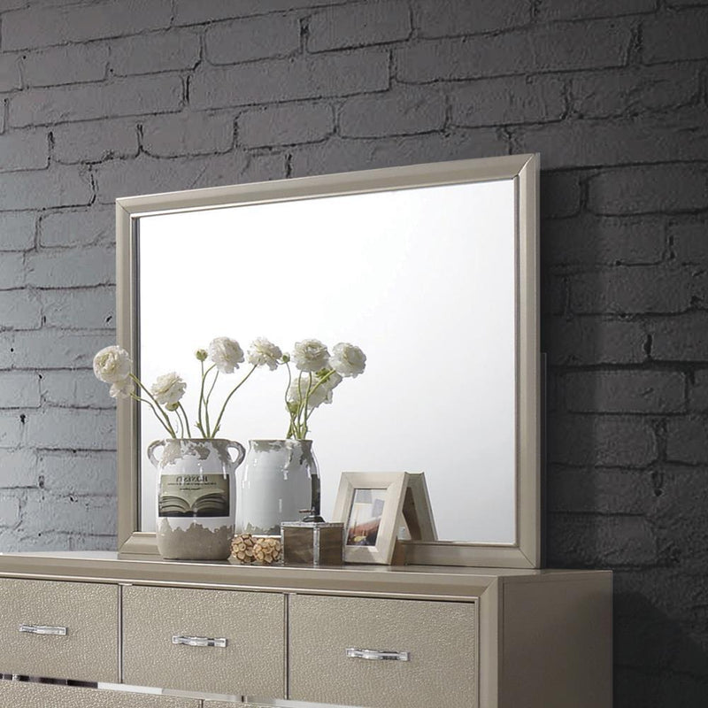 Beaumont Rectangular Dresser Mirror Champagne - Furniture Center (NY)