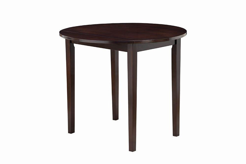 Bucknell 3-piece Dining Set with Drop Leaf Cappuccino and Tan - Furniture Center (NY)