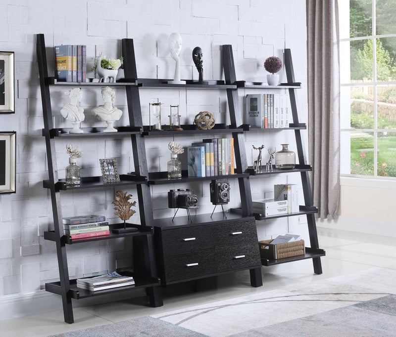 Colella 4-drawer Storage Bookcase Cappuccino - Furniture Center (NY)