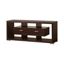 Casey 2-drawer Rectangular TV Console Cappuccino - Furniture Center (NY)
