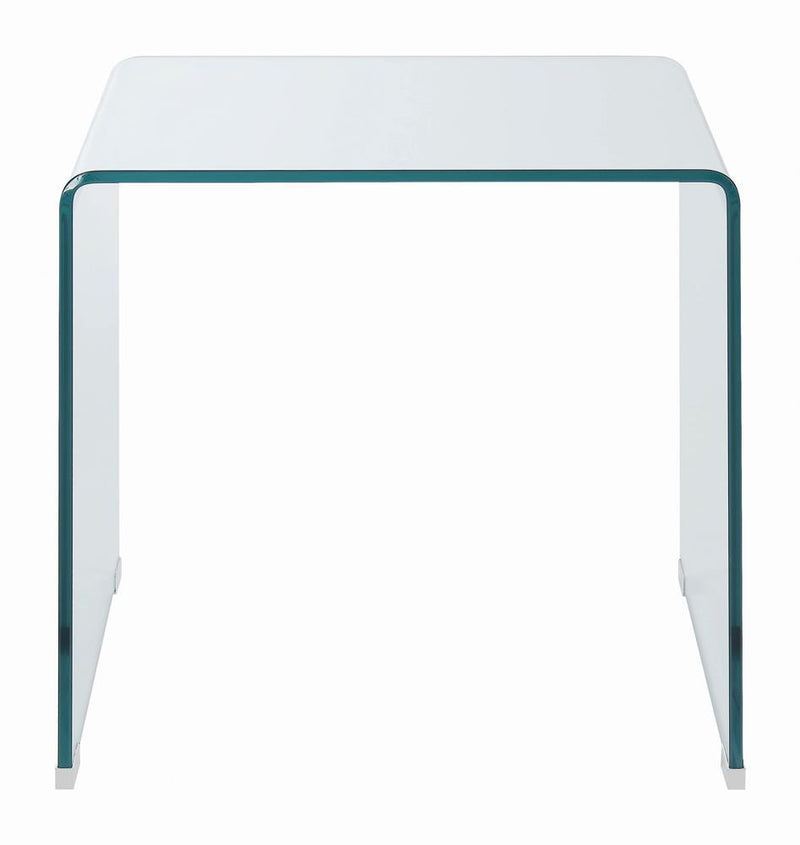 Ripley Square End Table Clear - Furniture Center (NY)