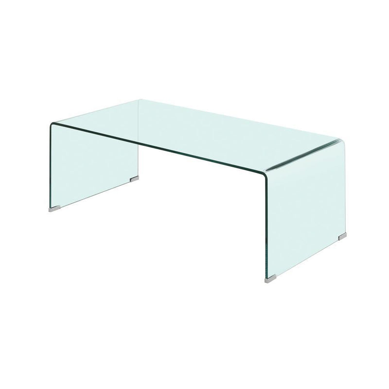 Ripley Rectangular Coffee Table Clear - Furniture Center (NY)