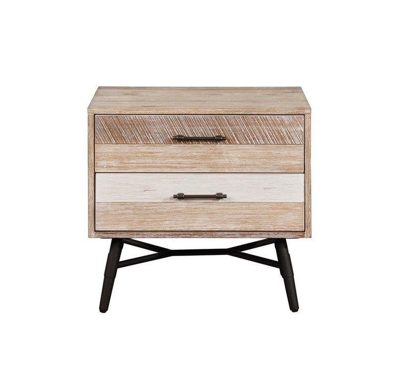 Marlow 2-drawer Nightstand Rough Sawn Multi - Furniture Center (NY)