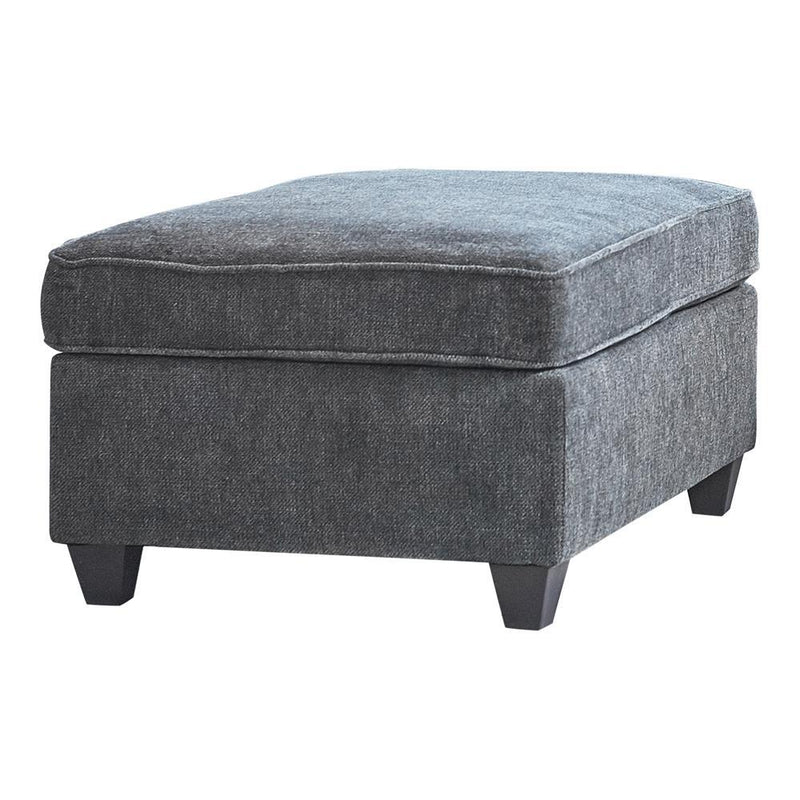 Mccord Upholstered Ottoman Dark Grey - Furniture Center (NY)