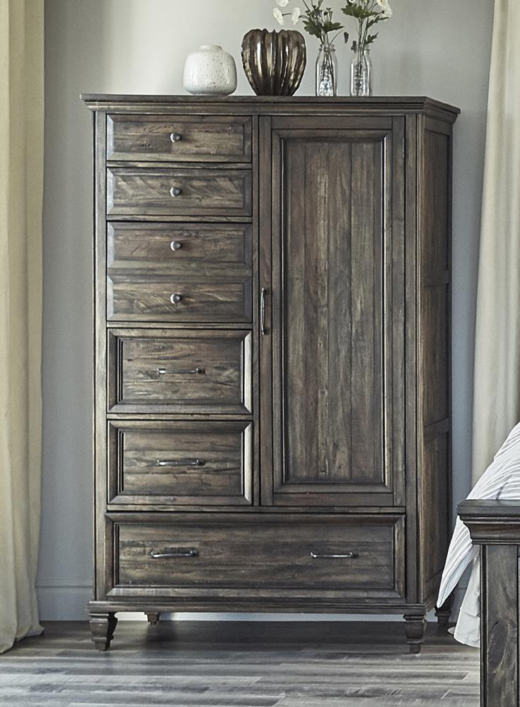 Avenue 8-drawer Chest Weathered Burnished Brown - Furniture Center (NY)