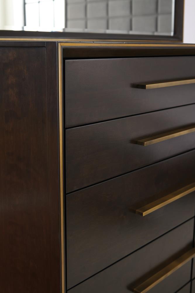 Durango 8-drawer Dresser Smoked Peppercorn - Furniture Center (NY)