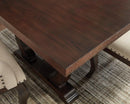 Brockway Trestle Dining Table Antique Java - Furniture Center (NY)