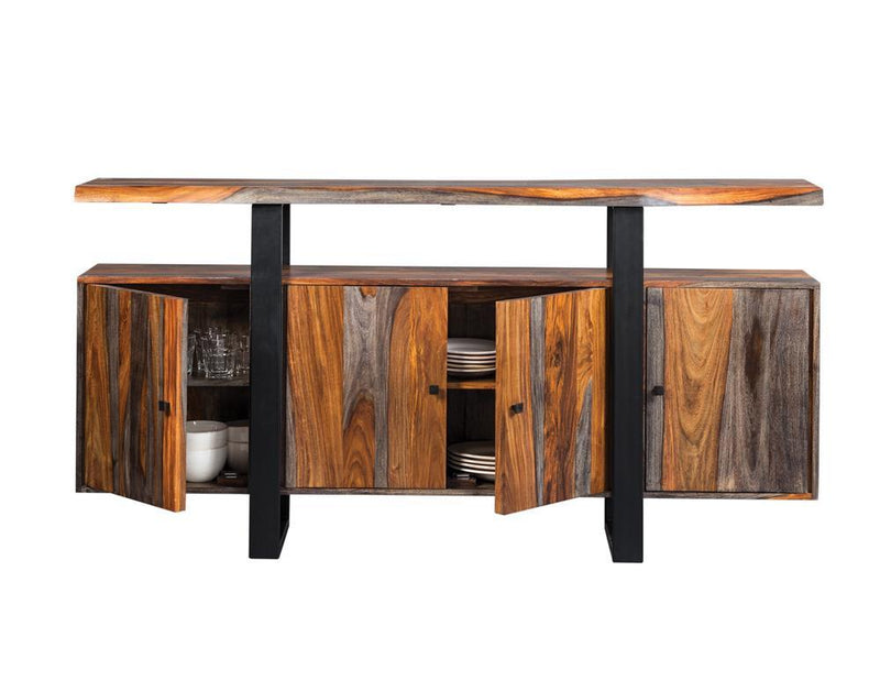 Ditman Server Grey and Black - Furniture Center (NY)