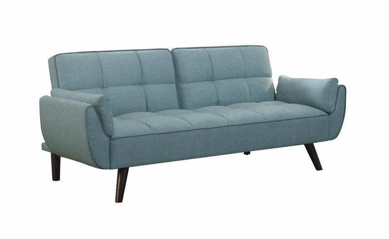 Caufield Biscuit-tufted Sofa Bed Turquoise Blue - Furniture Center (NY)