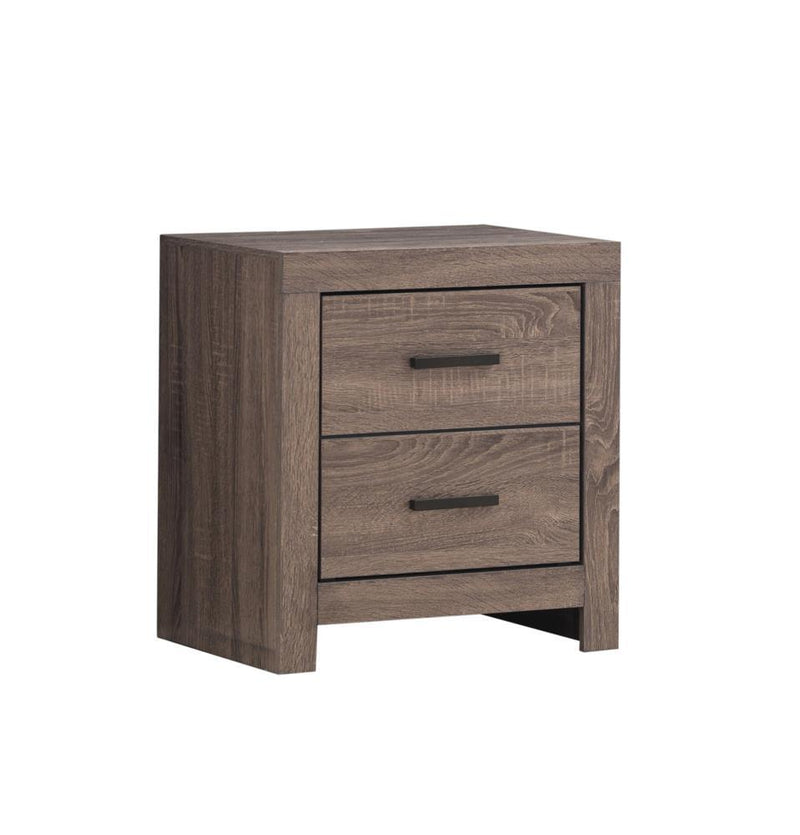 Brantford 2-drawer Nightstand Barrel Oak - Furniture Center (NY)