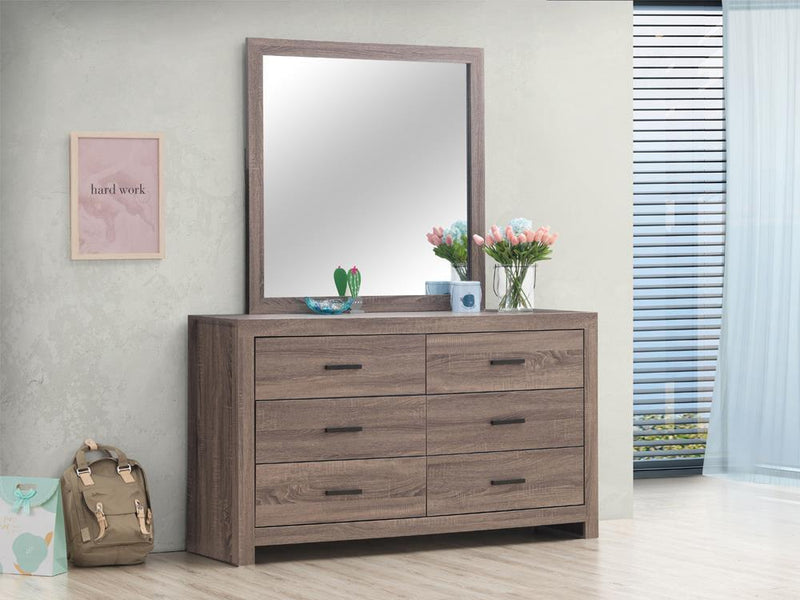 Brantford 6-drawer Dresser Barrel Oak - Furniture Center (NY)