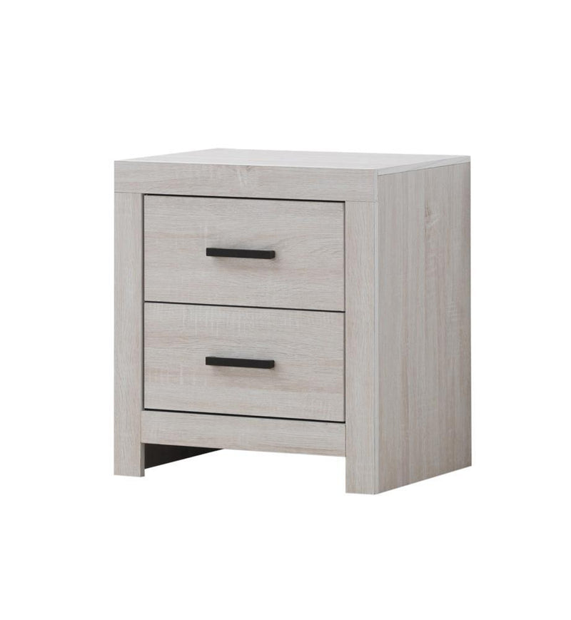Brantford 2-drawer Nightstand Coastal White - Furniture Center (NY)
