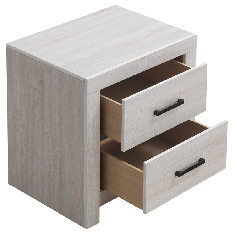 Brantford 2-drawer Nightstand Coastal White - Furniture Center (NY)