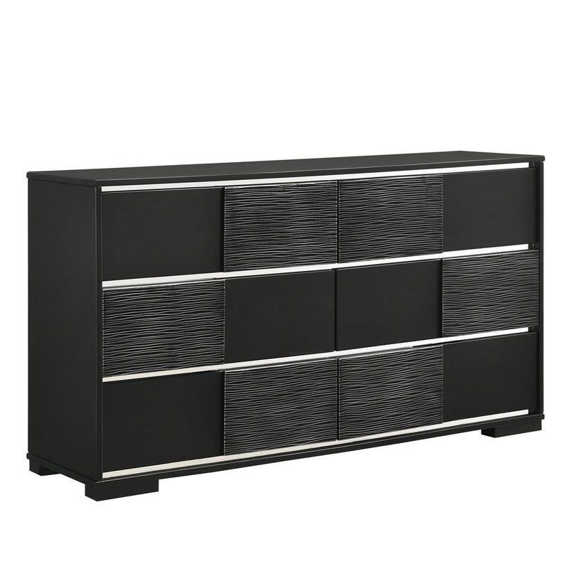Blacktoft 6-drawer Dresser Black - Furniture Center (NY)