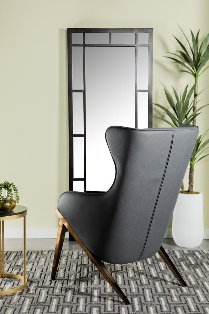 Walker Upholstered Accent Chair Slate and Bronze - Furniture Center (NY)