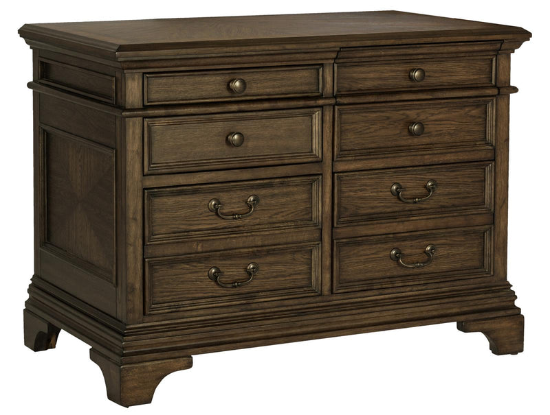 Hartshill 5-drawer File Cabinet Burnished Oak - Furniture Center (NY)
